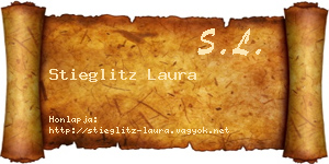 Stieglitz Laura névjegykártya